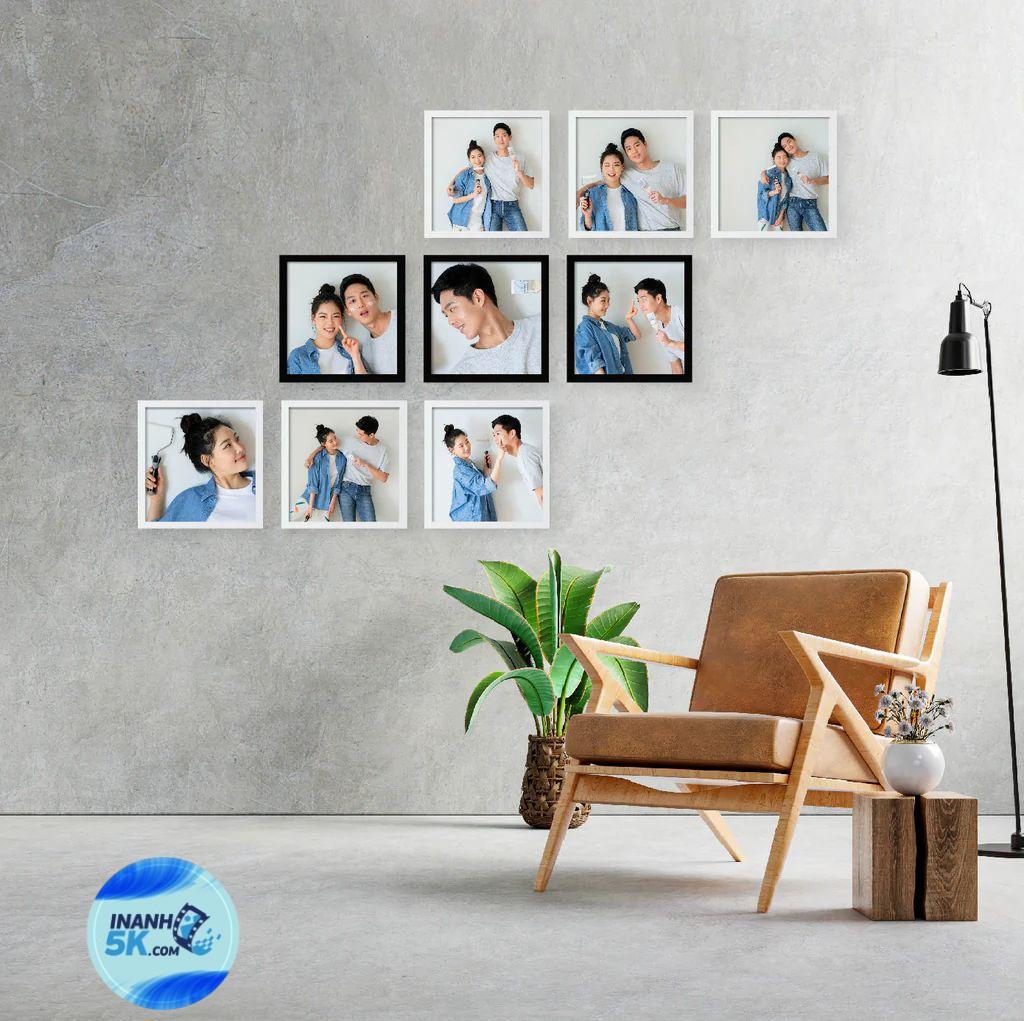 Khung ảnh dán tường, trợ thủ giúp bạn trang hoàng nhà cửa