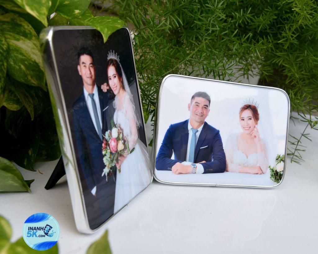 Ảnh tráng gương pha lê